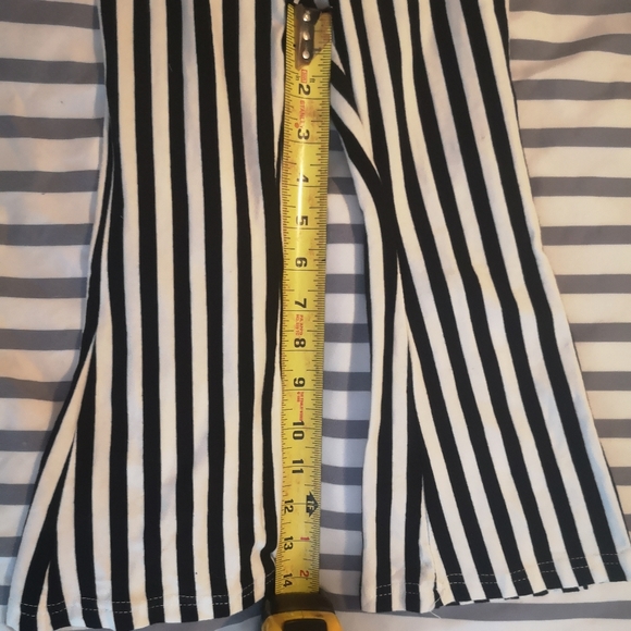 Striped One Piece Bib Pants - Picture 6 of 8